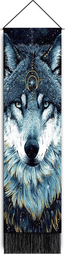 32.5x130cm-Dier - Wolf tapijt / slaapzaal behang / slaapbank handdoek hoes / Home schilderij decoratie / muur opknoping - groot tapijt - kinderkamer - poster 4