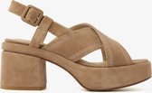 VIA VAI Elia Paisley Sandalen - Met Hak - Beige - Maat 36