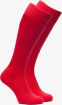 2 paires de chaussettes de football Dutchy rouges - Taille 43/46