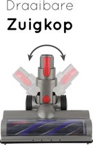 De Fleur - Zuigmond Geschikt voor Dyson® - Gemotoriseerde Roterende Borstel - Opzetstuk voor Dyson® V7 V8 V10 V11 - LED Verlichting - Turboborstel - Zuigmond - Elektrisch Mondstuk - Vloerzuigmond