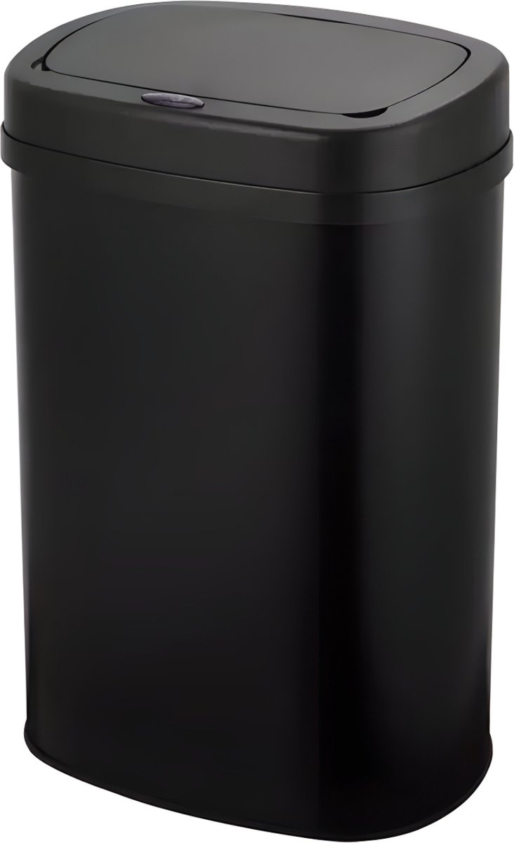 Prullenbak met Sensor - 60 Liter - Afvalbak RVS - Vuilnisbak - Soft Close Deksel - Zwart op Prijzenvolger.com