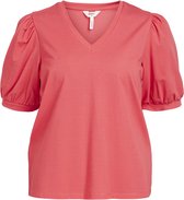 Object Blouse Objcaroline S/s Top Noos 23041624 Paradise Pink Dames Maat - M