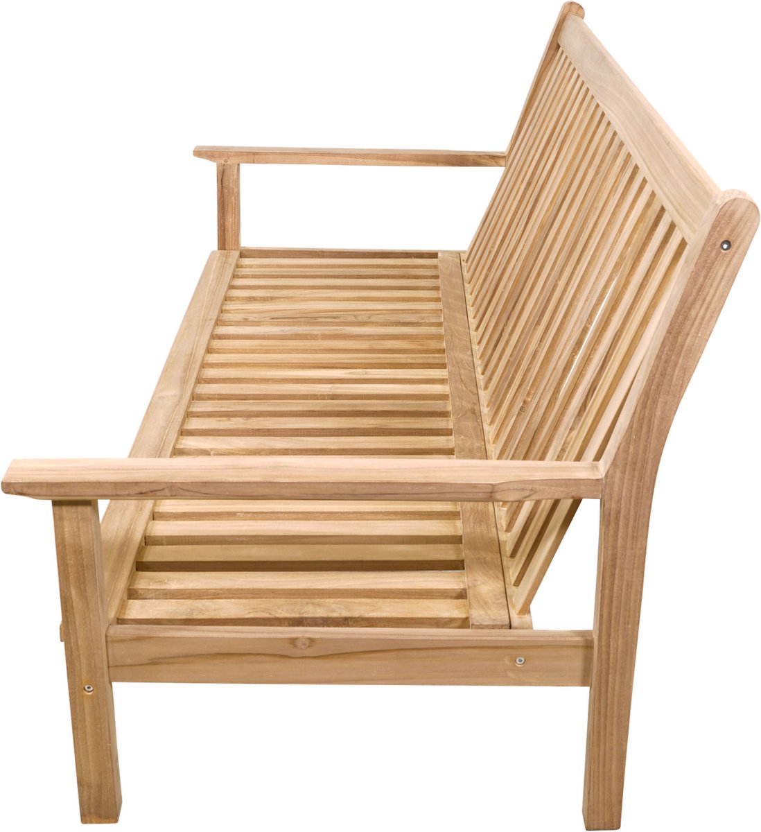 Lesli Living Loungebank Teak 180 cm incl. Kussen