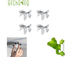 GT1100 GeckoTeq 4 x systeemplafond klem haak-wit-5kg