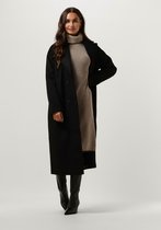 Notre-V Wool Coat Long Jassen Dames - Winterjas - Zwart - Maat M