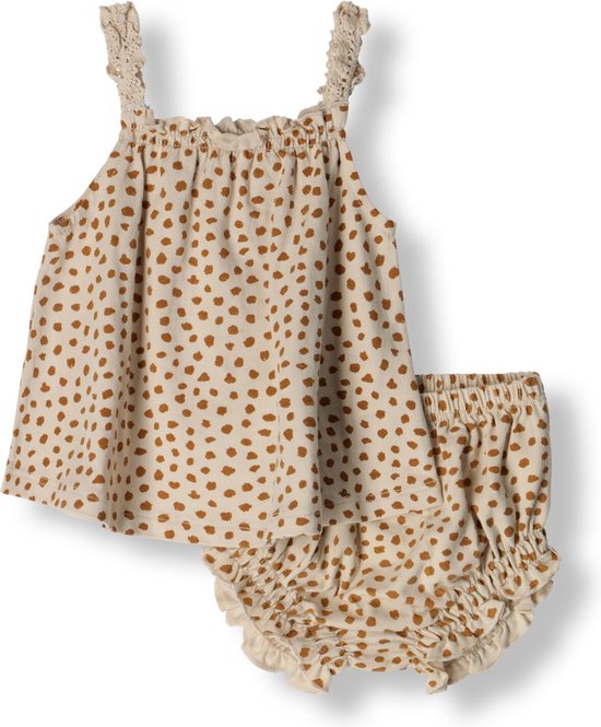 Rylee + Cru Swing Top + Bloomer Set T-shirts & T-shirts Filles - Chemise - Beige - Taille 50/62