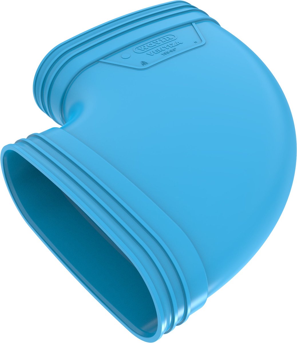 Wavin Ventiza PVC BOCHT 195 90 M/M