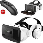 VR Shinecon virtual reality bril - vr bril - virtual reality bril smartphone - smartphone - zwart