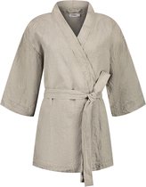 Yumeko kimono jasje gewassen linnen natuurlijk m