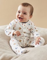 Noukie's - Pyjama - Jongen - Velour - Dieren all over - 1 maand 56