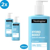 Neutrogena® Hydro Boost Bodylotion Gel - verfrissende en ultralichte bodylotion - voor de normale tot droge huid - 2 x 400 ml