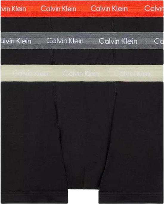 Calvin Klein Trunk 3 Pack Heren Boxer - Multi - Maat XL