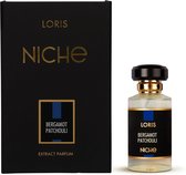 Loris Parfum - Niche Bergamot Patchouli - 50ml - Extract Parfum - Unisex - Damesparfum - Herenparfum