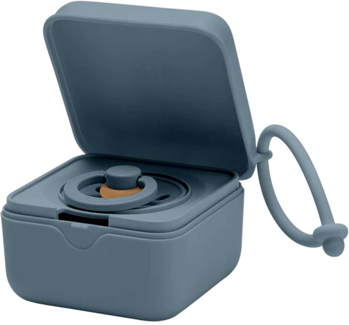 Goedkoopste Bibs - Speenhouder - Pacifier Box - Petrol - 1 stuk