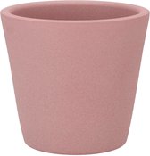 DK Design Pot de fleur/pot de fleurs - Vinci - rose clair mat - pour plante d'intérieur - D13 x H15 cm