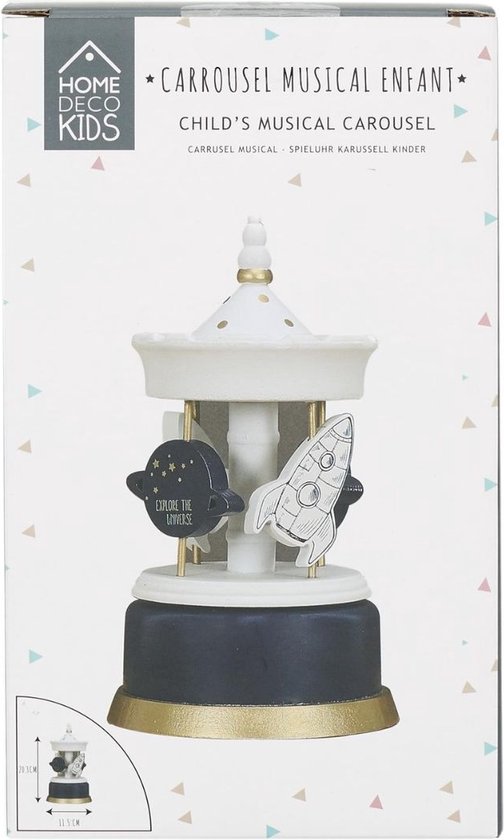 Home deco kids - Muziek carrousel - Explore the universe van Home Deco Kids — afbeelding 2