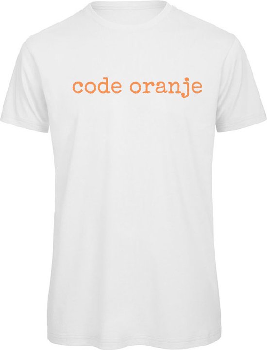 EK kleding t-shirt wit S - Code oranje - soBAD.| Oranje shirt dames | Oranje shirt heren | Oranje | EK 2024 | Voetbal | Nederland
