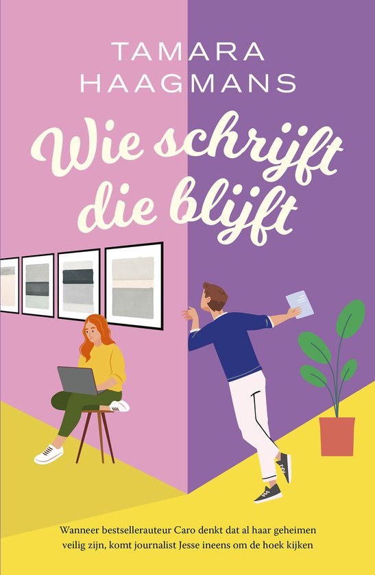 Wie schrijft die blijft - cover
