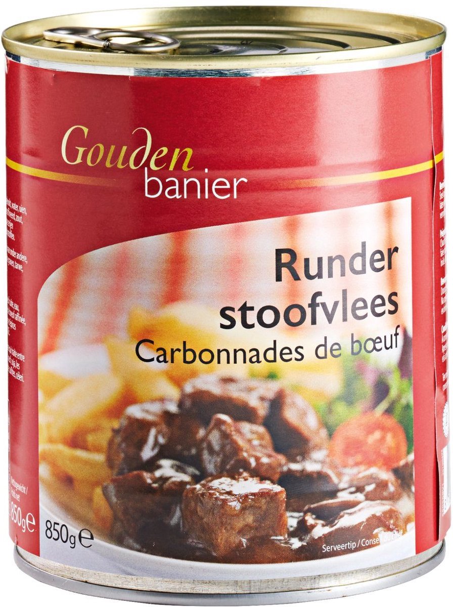 Gouden Banier Runder stoofvlees 850 gram