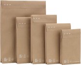 Ace Verpakkingen - Verzendzak Papier 100 stuks - Maat S - 200 × 300 × 50 mm - Milieuvriendelijk - Verzendzakken voor Kleding - A4 formaat - 100 stuks