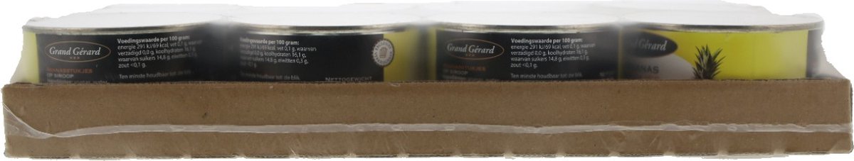 Grand Gérard Ananasstukjes op siroop 12 blikken x 227 gram