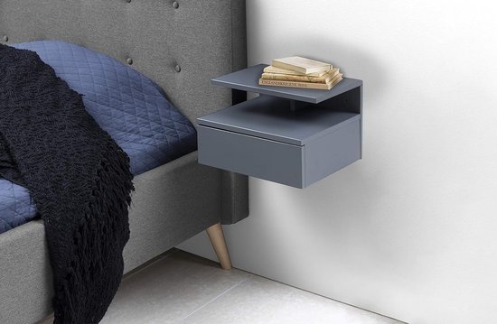nachtkastje - Slaapkamer Meubilair - Universal bedside table - bank-tafel - side table 35D x 32W x 22.5H centimetres
