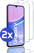 Premium Screenprotector Geschikt Voor Samsung A15 - Gehard Glas - 2 Stuks