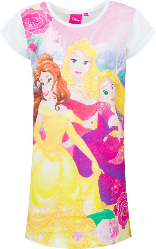 Disney Princess nachthemd / pyjama - wit - maat 92/98 cm (tot 3 jaar)