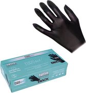 Disposable Gloves Eurostil Guantes Nitrilo Nitrile Black (100 uds)
