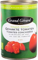 Grand Gérard Biologische gehakte tomaten 6 blikken x 400 gram