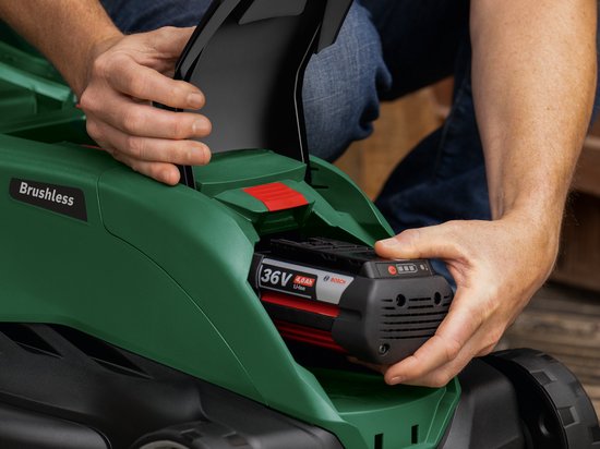 Bosch AdvancedRotak 36V-44-750 - Accu grasmaaier - Inclusief 1x 36 V Li-Ion accu (6,0 Ah) - AL 36V-20 lader en opvouwbare opvangbak van Bosch — afbeelding 5