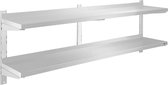 Royal Catering Wandrek - Keukenrek - Kruidenrek - 2 planken - 160 cm