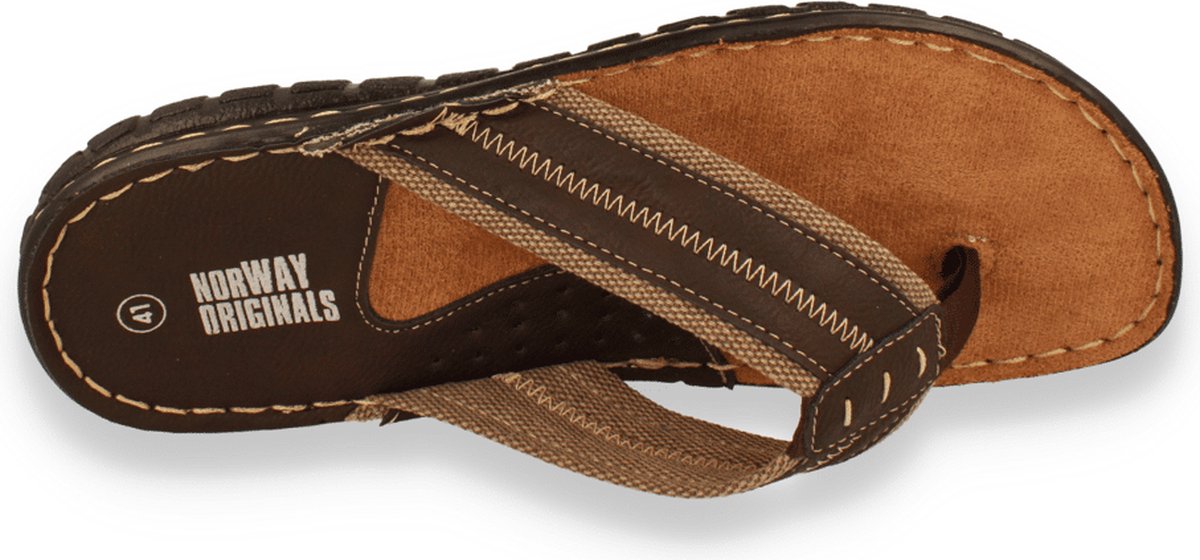 Mode-mania Heren Slipper | Bruin | Maat: 42