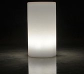 Ellen - Tafellamp - Glazen Tafellamp slaapkamer - Tafellampen- Tafellamp wit - Nachtlamp