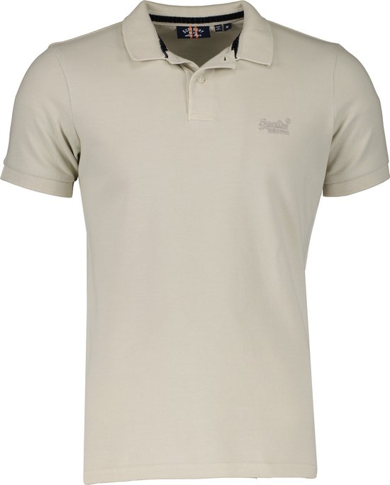 Superdry Polo - Slim Fit - Beige - XL
