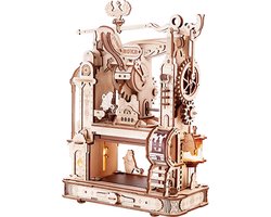 ROKR 3D Puzzle for Adults, Wooden Puzzles Classic Printing Press Model Building Kits, DIY Wood Crafts Cool Toys for Birthday, STEM Hobbies for Women Men (LK602)