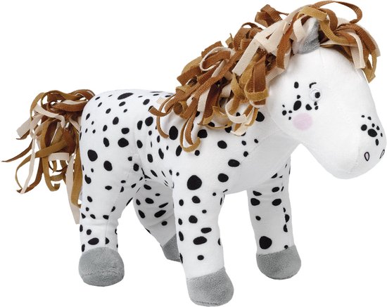 Fien & Teun pony knuffel 30 cm pluche Stip de pony - baby peuter speelgoed - 1 jaar, 2 jaar, 3 jaar, 4 jaar - Bambolino Toys