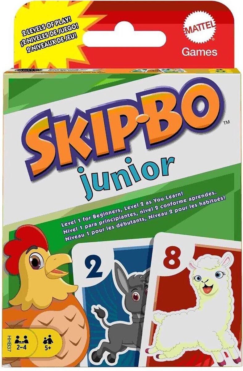 Skip Bo Junior - Kaartspel - Mattel Games