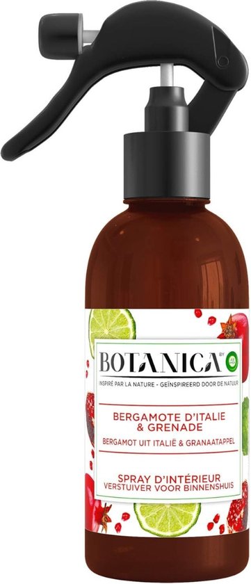Airwick Botanica Spray 236 ml bergamote d' Italie et parfum d'ambiance grenade