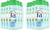 Fa Douchegel - Coconut Water - Voordeelverpakking 12 x 250 ml
