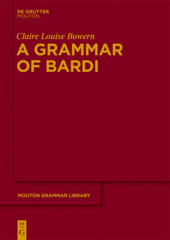 A Grammar of Bardi - cover