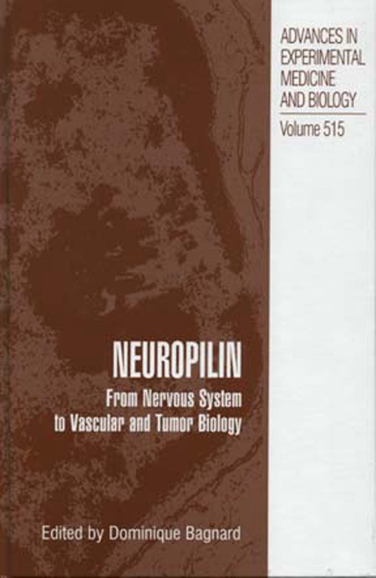 Advances in Experimental Medicine and Biology515- Neuropilin - cover