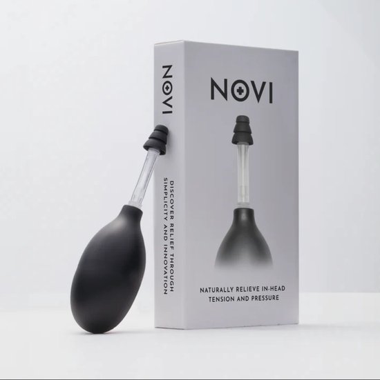 Foto: Novi relief innovatief apparaat voor hoofdpijn en migraine verlichting