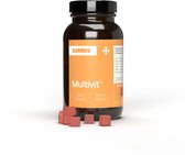 GIMMY Multivit - Multivitamine supplementen - geen capsule, poeder of tablet - Voor kinderen en volwassenen - Vitamine A, C, D, E, B complex (B12, foliumzuur, B6,...) & zink - Vegan, Suikervrij & natuurlijk - ontwikkeld door apothekers - 60 gummies