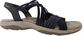 Skechers Sandale Reggae Slim Sunnyside Stretch Fit 163185/NVY Blauw Lavable en machine