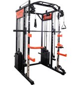 Premium PH Fitness Power Rack met 120KG Gewichtsstapels - Veelzijdig en Duurzaam Krachtstation met Smith Machine voor Thuisgym