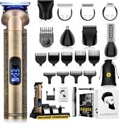 Bol.com 8-in-1 Baardtrimmer Mannen + Travel Bag - Trimmer voor Baard en Lichaam - Incl. 8 opzetstukken - Bodygroomer Mannen - Bo... aanbieding