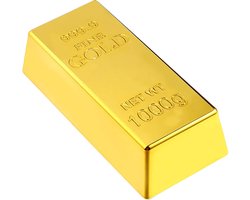 Goudstaaf - Kunststof 8 x 17 x 4,5cm