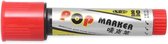 Verfstift Rood 20 MM - Breed - Verf - Stift - Marker - Waterproof - Droogt Snel - Navulbaar