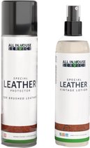 All-In House Leather Set - Special Brushed Leather Protector + Special Leather Vintage Lotion - 2 x 250ml